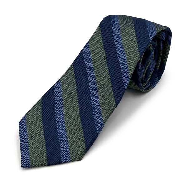 Bruno Piattelli Necktie Green Blue Navy