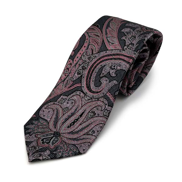 Bruno Piattelli Necktie Pink Gray