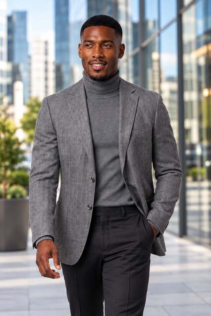 Calvin Klein Slim Sport Coat Gray