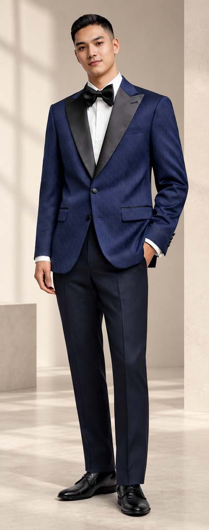 Karl Lagerfeld Dinner Jacket Blue Tuxedo