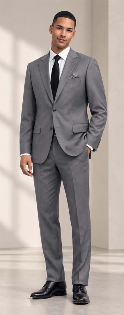 LUXE Gray Jacket Pants