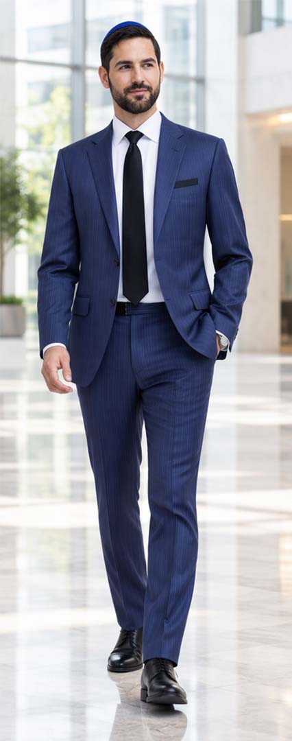 LUXE Navy Jacket Pants