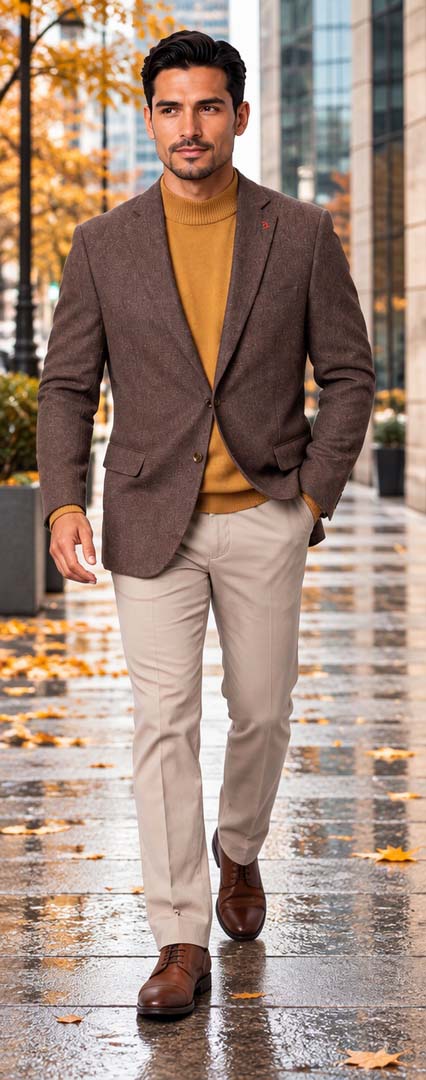Mantoni Coat Brown