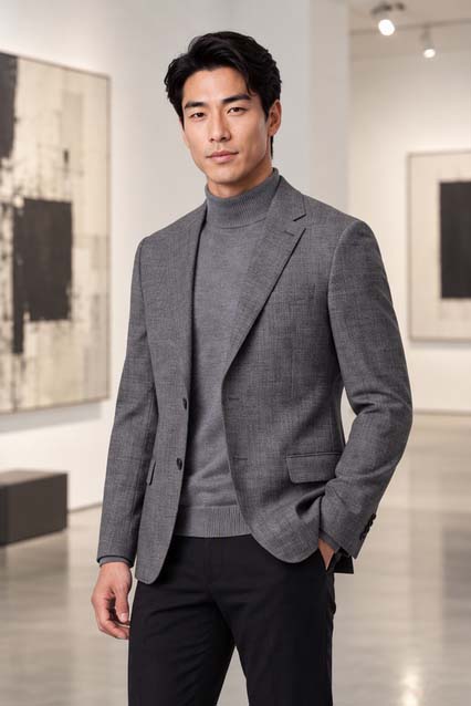 Michael Kors Sport Coat Charcoal