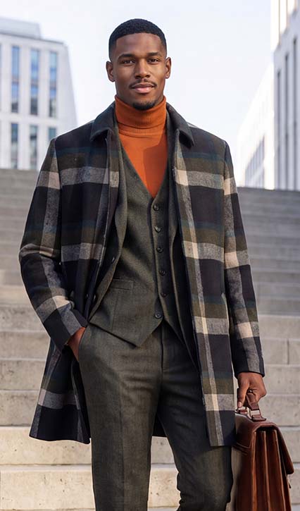 Paisley-Gray-Plaid-Car-Coat-Green