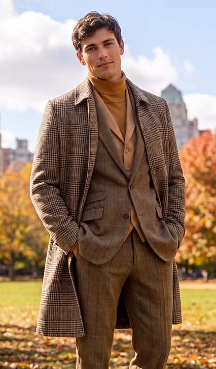 Paisley-Gray-Tweed-Overcoat