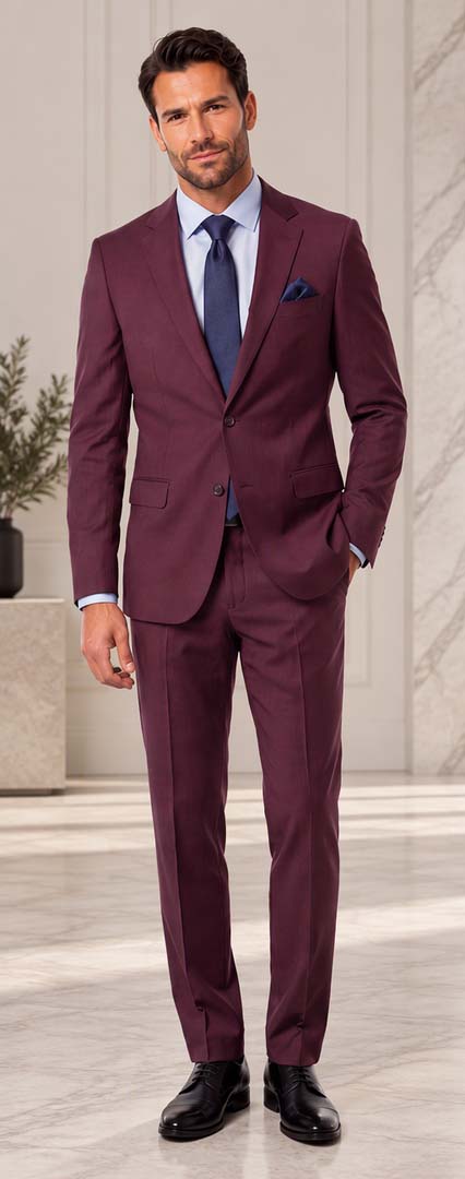 Tiglio_Novello_2pc_Suit_Burgundy